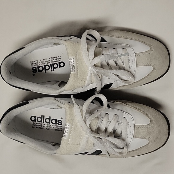 Adidas Classic White and Black Sambas - Picture 2 of 5